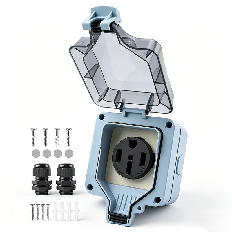 Outdoor Power Outlet - Outdoor Power Outlet Box Waterproof IP66