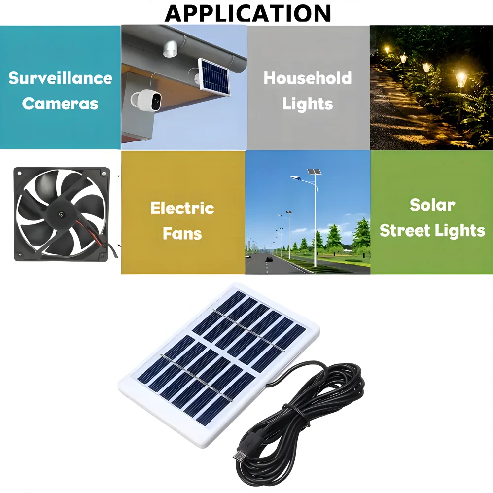 12W 6V Mini Solar Panel USB Mo - огляд і ціна Outdoor Power Distribution Panel