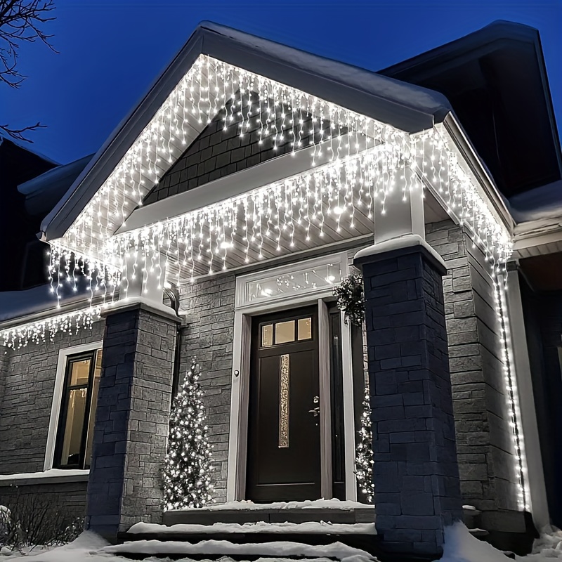 Solar Powered Outdoor Icicle S - огляд і ціна Outdoor Solar Power Xmas Lights