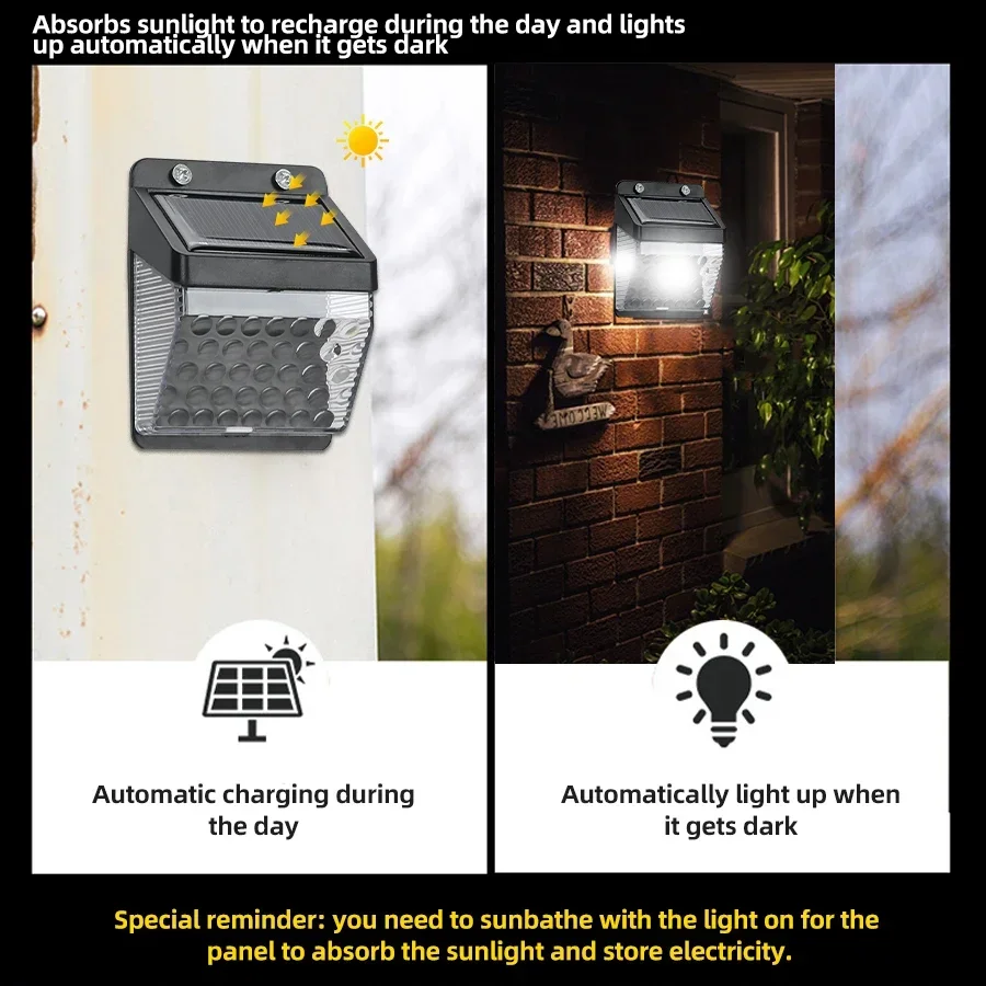 LED Solar Light PIR Motion Sen - огляд і ціна Outdoor Powerwall