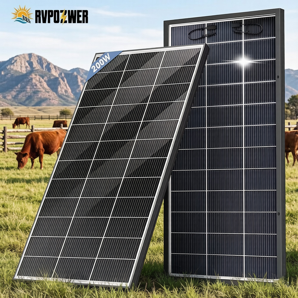 RVPOZWER Bifacial Solar Panel  - огляд і ціна Outdoor Power Distribution Panel