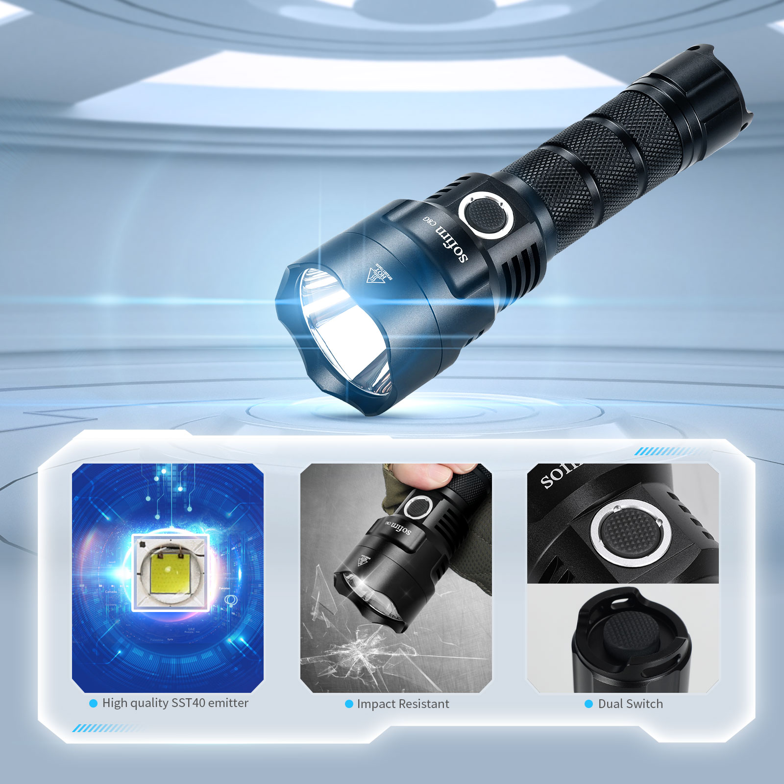 Sofirn C8G Powerful 21700 LED  - огляд і ціна Outdoor Power Group