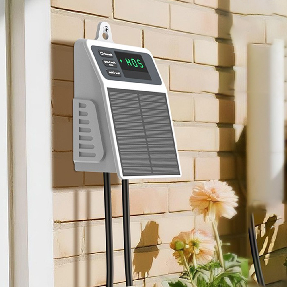 Solar Powered Automatic Wateri - огляд і ціна Outdoor Power And Plant