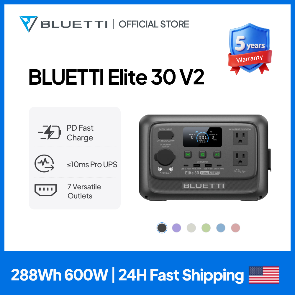 【Renew】BLUETTI Elite 30 V2 Por - огляд і ціна Outdoor Powerwall