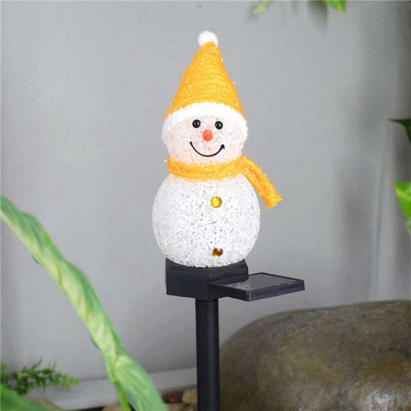 A01F-3X Snowman Solar Lights C - огляд і ціна Outdoor Solar Power Xmas Lights