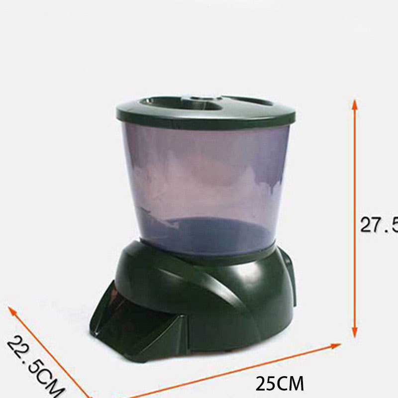 Automatic Fish Feeder Large Ca - огляд і ціна Outdoor Power With Timer