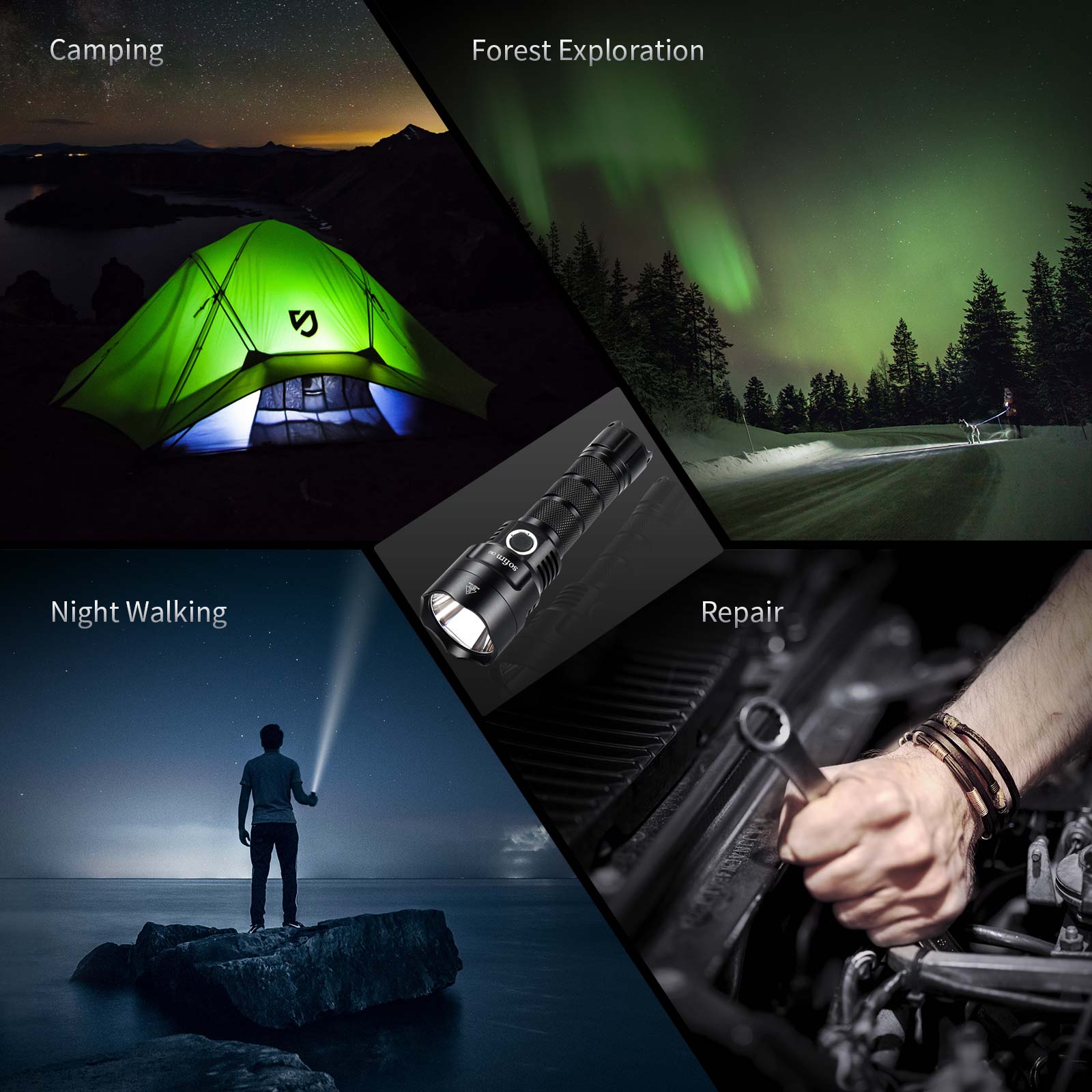 SOFIRN C8G Powerful LED Flashl - огляд і ціна Outdoor Power Group