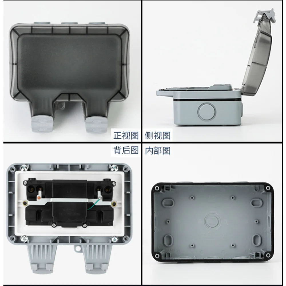 EU KR Outdoor Wall Waterproof  - огляд і ціна Outdoor Power Outlet