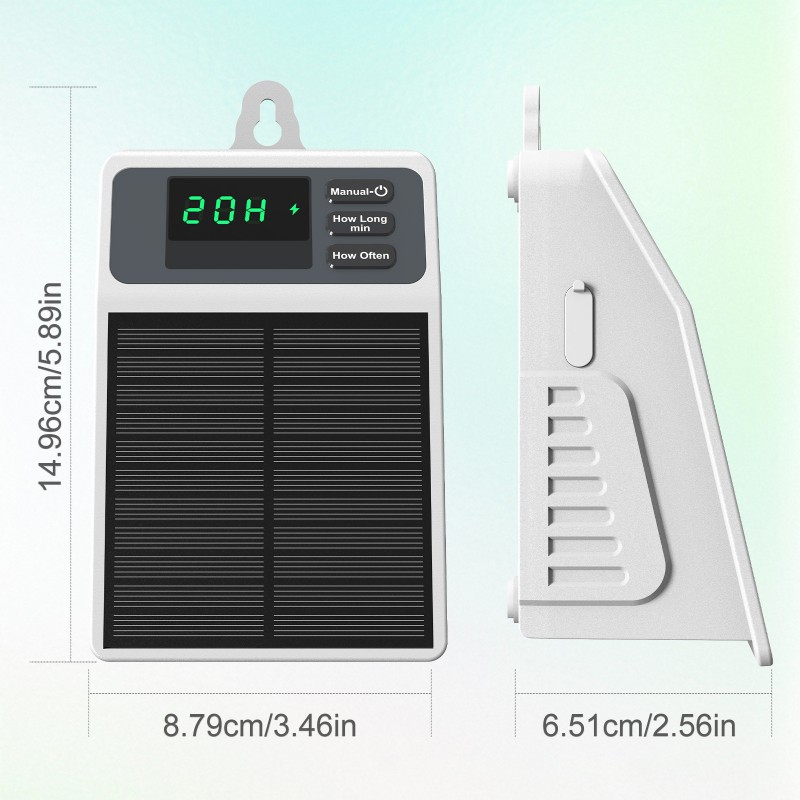 A03F-Solar Powered Automatic D - огляд і ціна Outdoor Power With Timer
