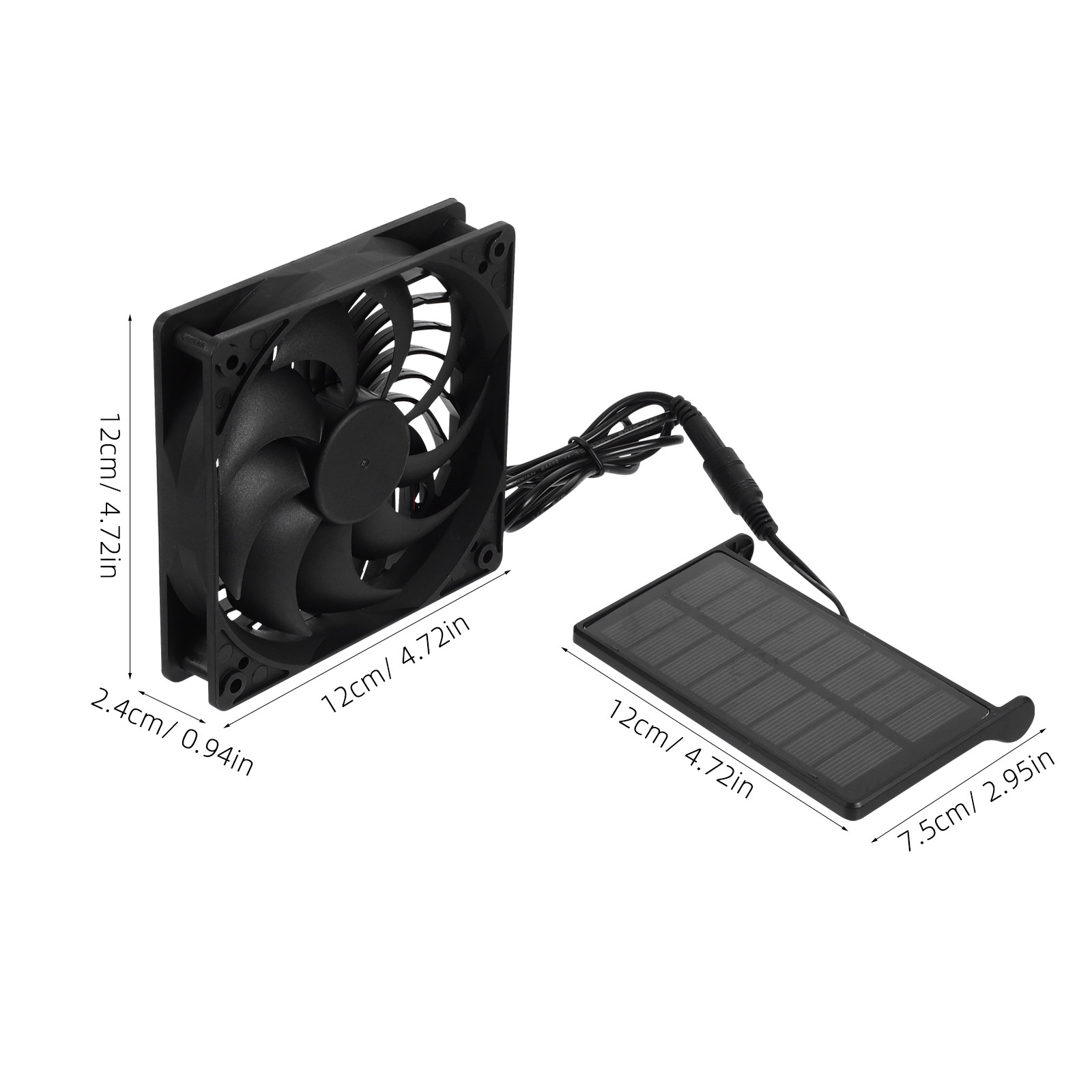 Solar Fan 3W Solar Panel Power - огляд і ціна Panel Power Outdoor