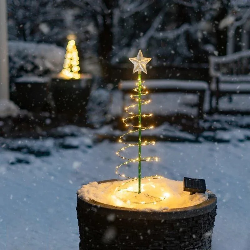 Solar Powered Xmas LED Stake L - огляд і ціна Outdoor Solar Power Xmas Lights