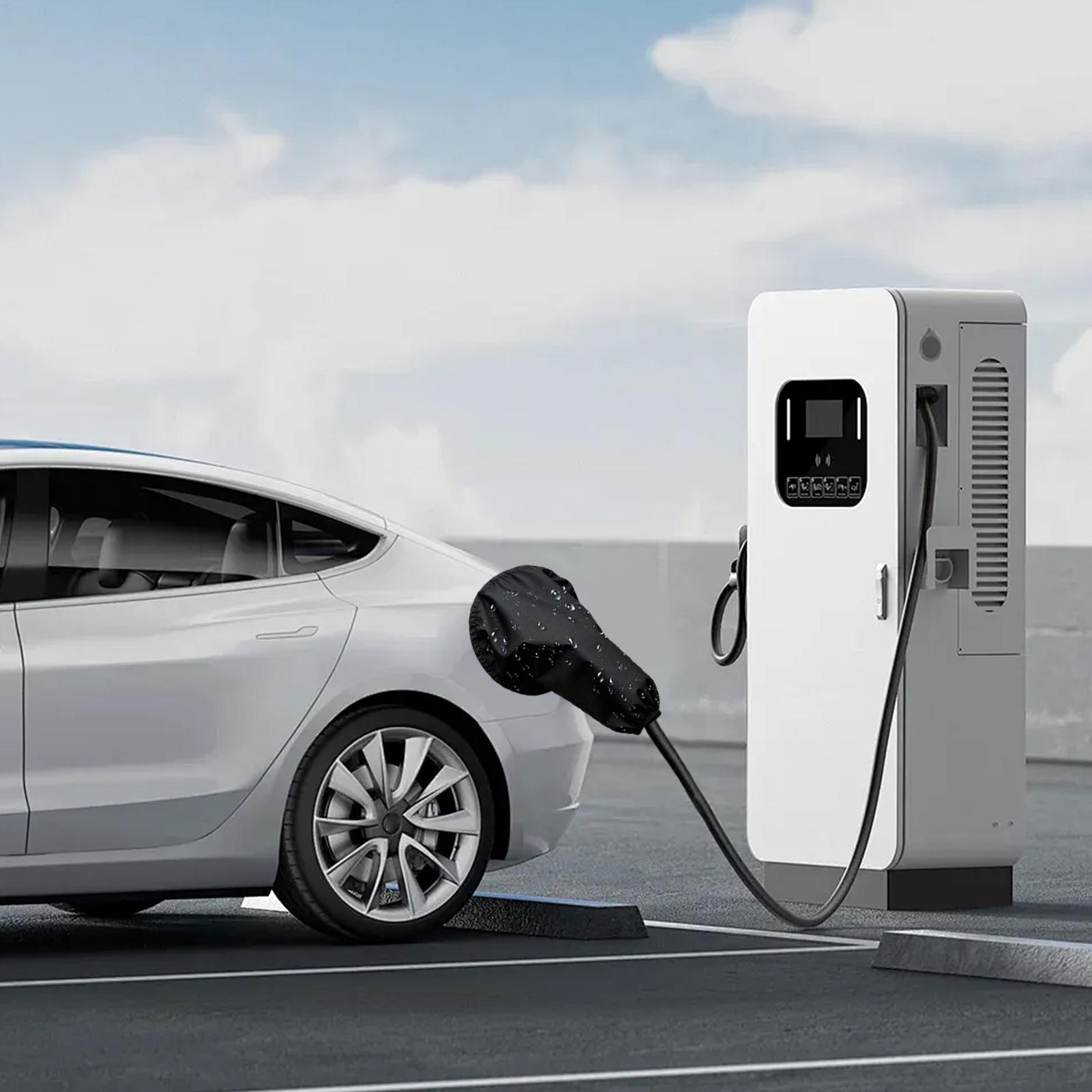 Magnetic EV Charger Port Cover - огляд і ціна Outdoor Power Pedestal