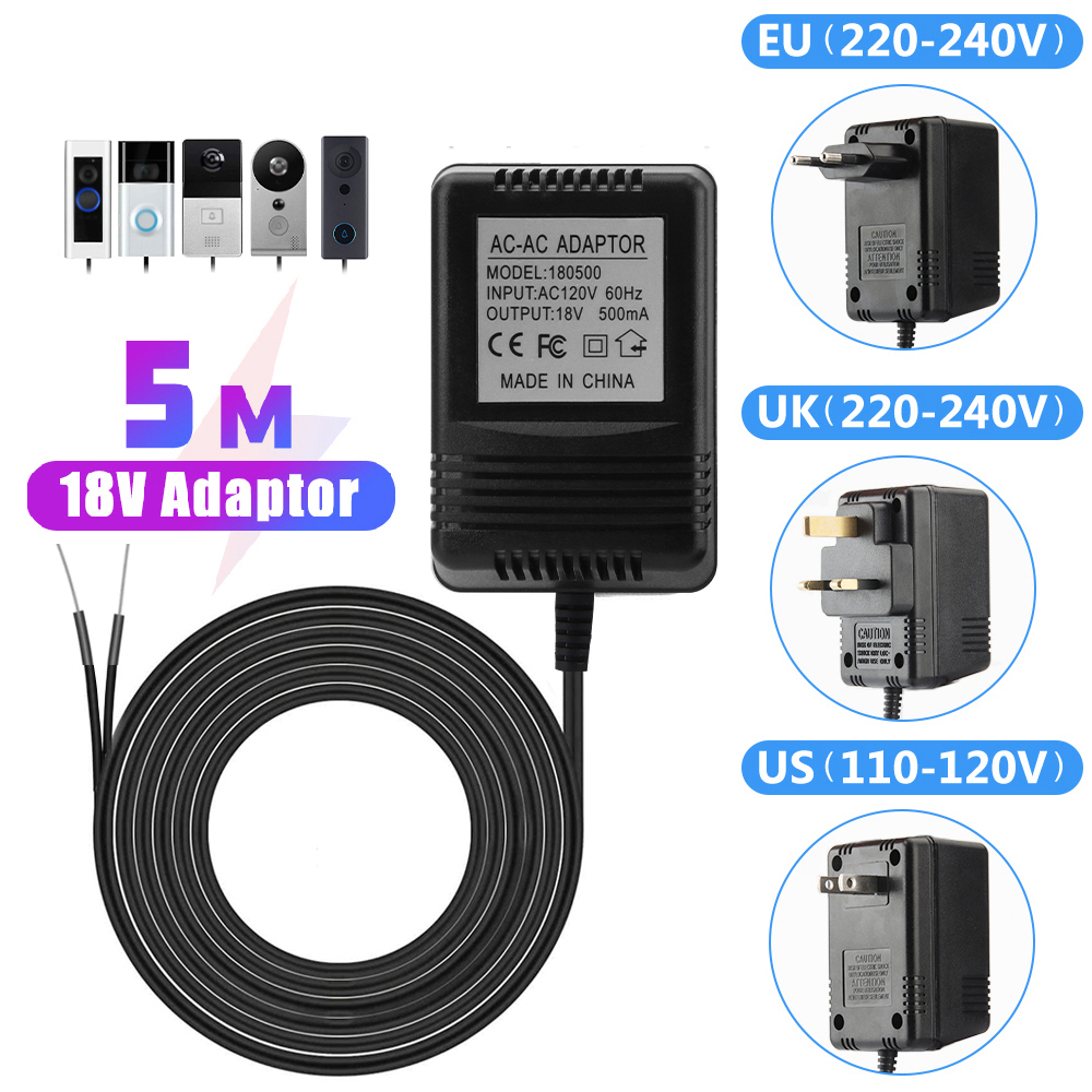 US UK EU Plug 18V AC to DC Tra - огляд і ціна Outdoor Power Adapter Wyze