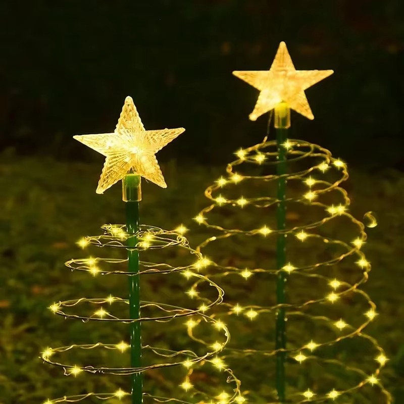 Solar Powered LED Stake Lights - огляд і ціна Outdoor Solar Power Xmas Lights