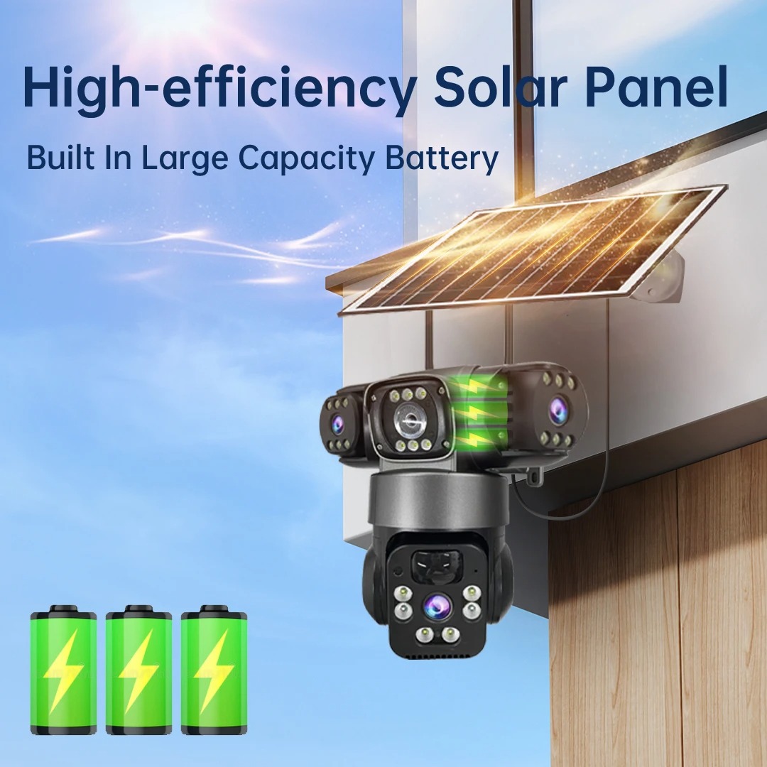 15MP V380 Pro Solar Camera Out - огляд і ціна Outdoor Power Distribution Panel