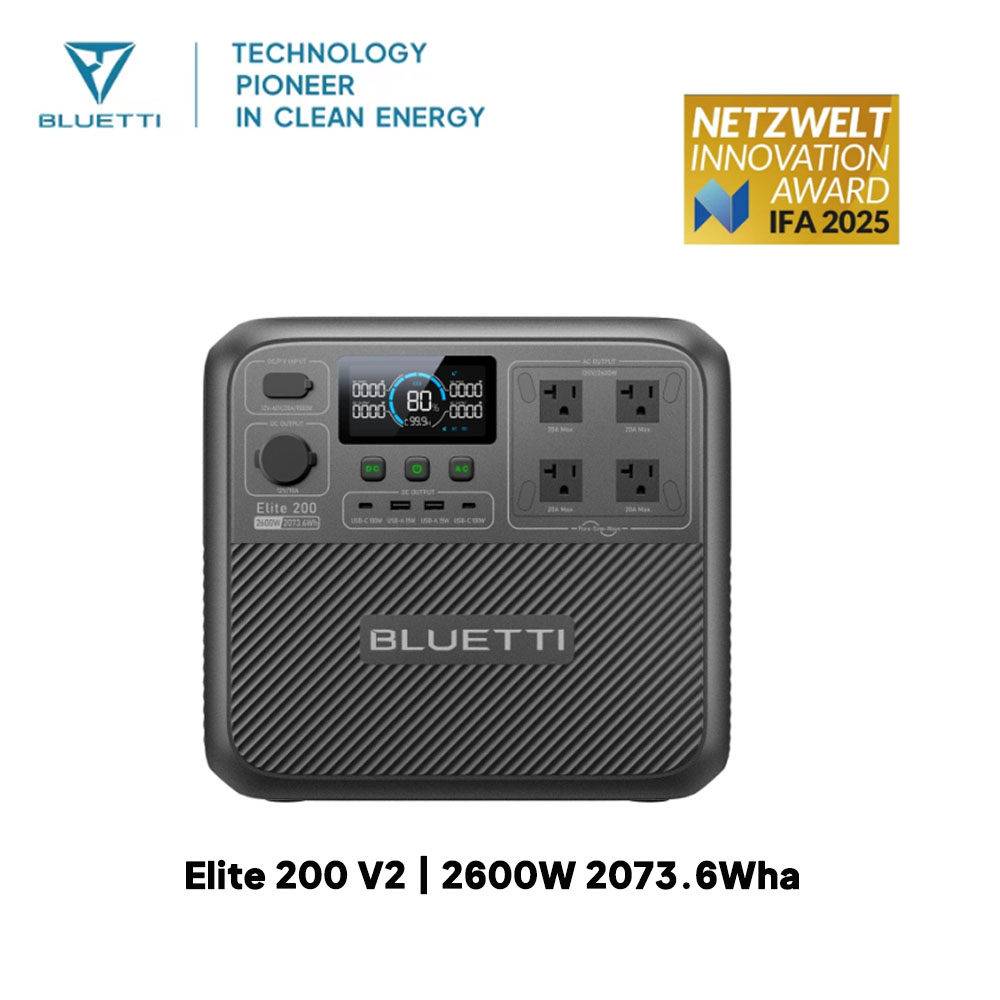 【Renew】BLUETTI Elite 200 V2 Po - огляд і ціна Outdoor Powerwall