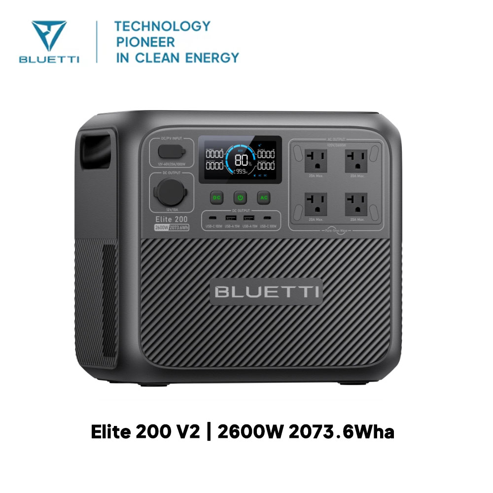【Renew】BLUETTI Elite 200 V2 Po - огляд і ціна Outdoor Powerwall