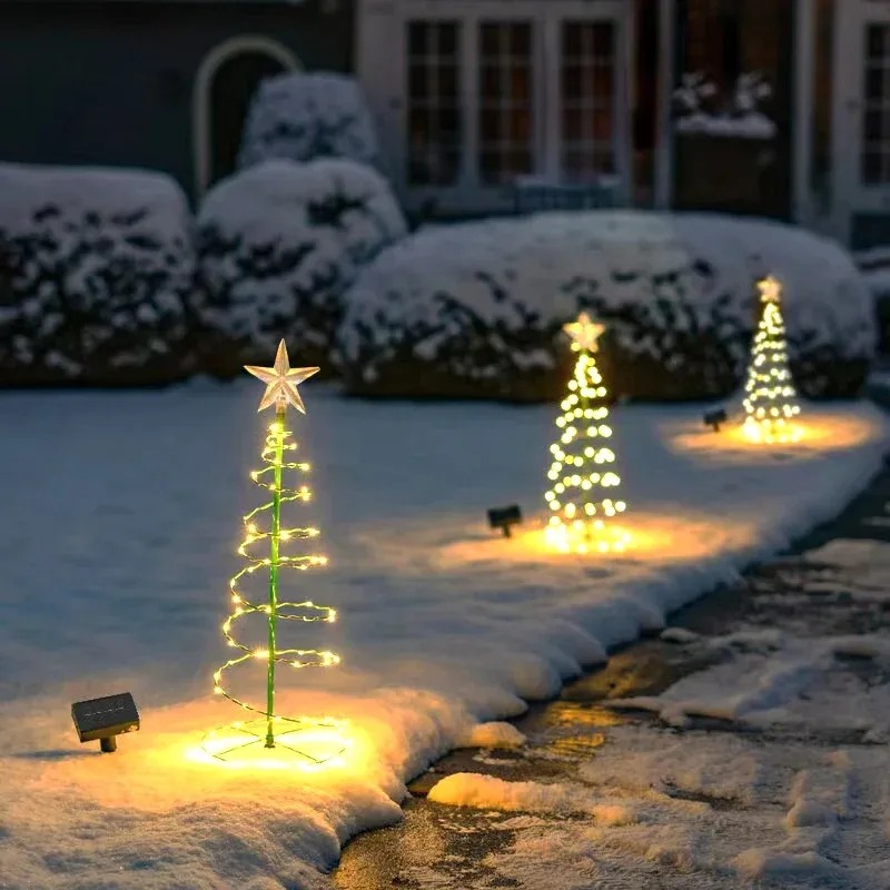 Solar Powered Waterproof Xmas  - огляд і ціна Outdoor Solar Power Xmas Lights