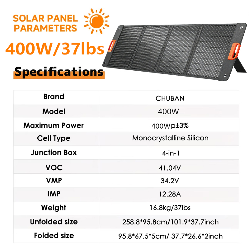 200W Foldable Solar Panel 400w - огляд і ціна Outdoor Power Distribution Panel