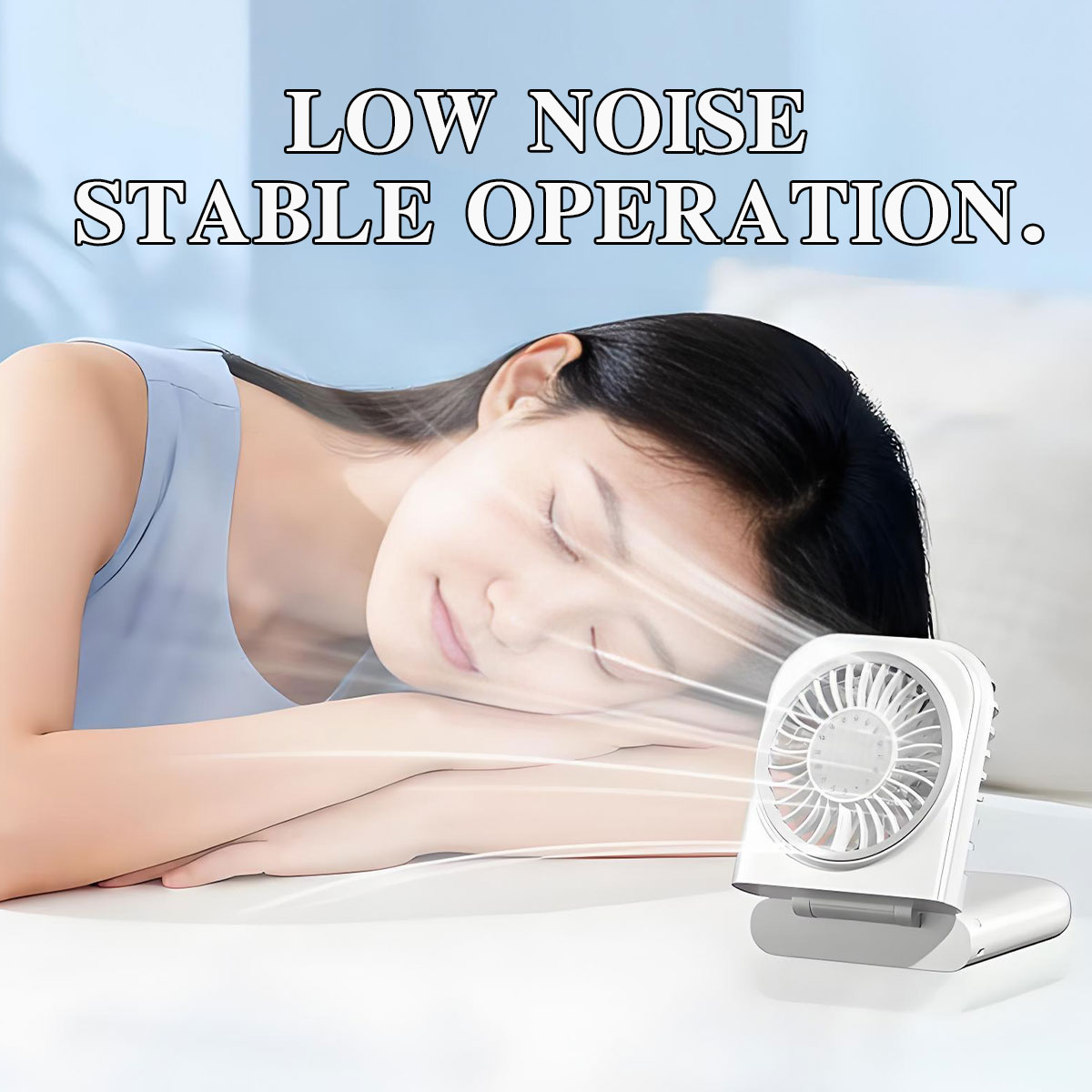 Foldable Handheld Desktop Fan  - огляд і ціна Outdoor Power With Timer