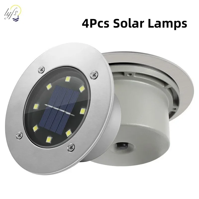 4Pcs LED Solar Garden Lights O - огляд і ціна Outdoor Power Distribution Panel