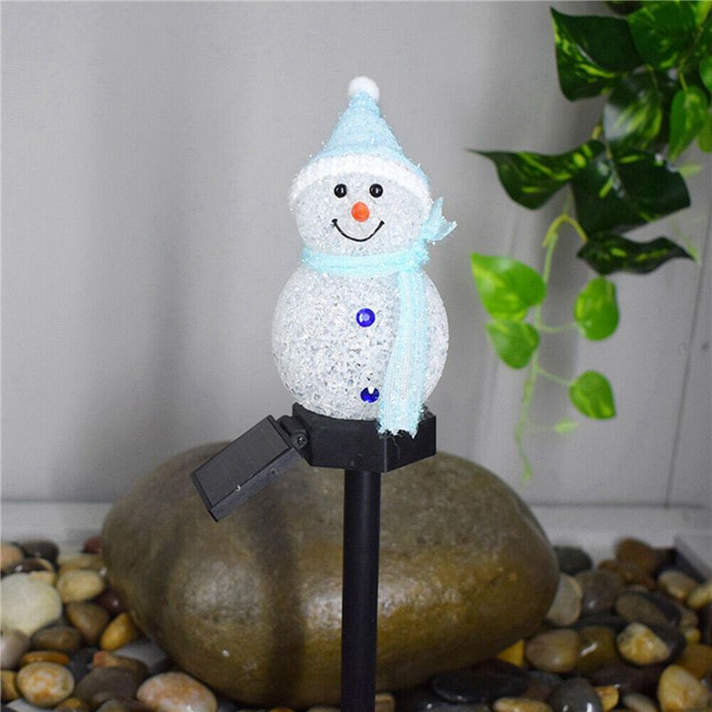 ABGG-3X Snowman Solar Lights C - огляд і ціна Outdoor Solar Power Xmas Lights