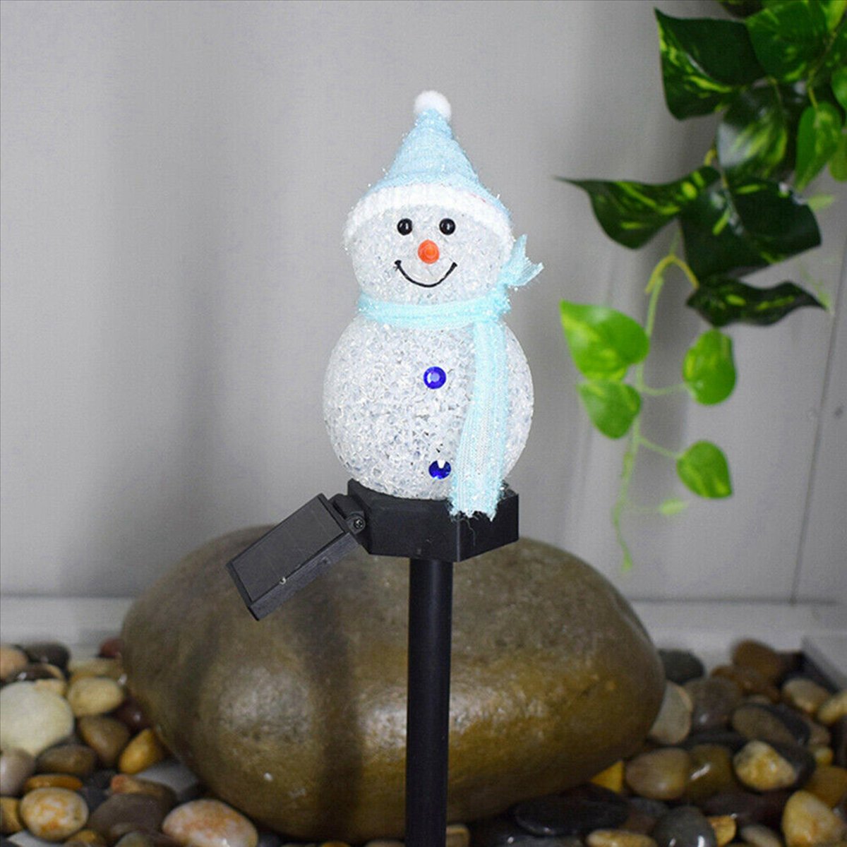 ABGG-3X Snowman Solar Lights C - огляд і ціна Outdoor Solar Power Xmas Lights