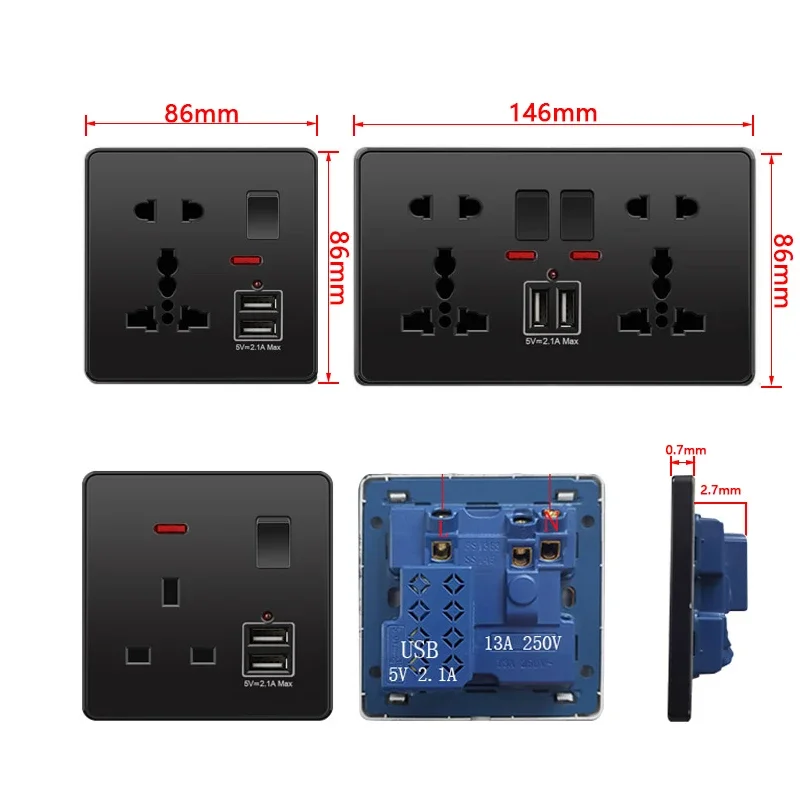 Universal 18W Fast Type C Wall - огляд і ціна Outdoor Power Outlet
