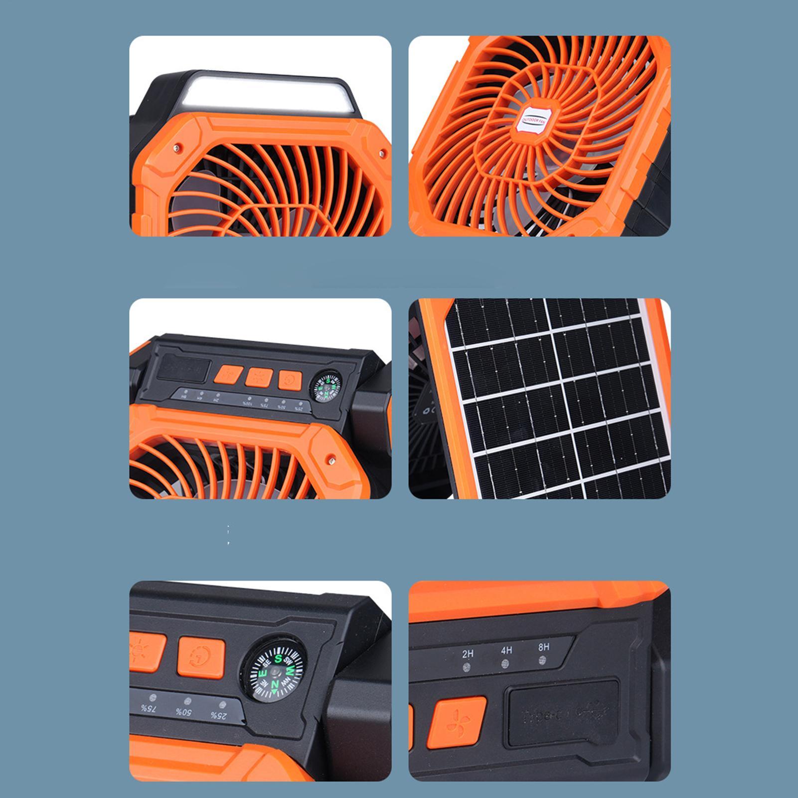 Solar-powered outdoor fan USB  - огляд і ціна Outdoor Power With Timer