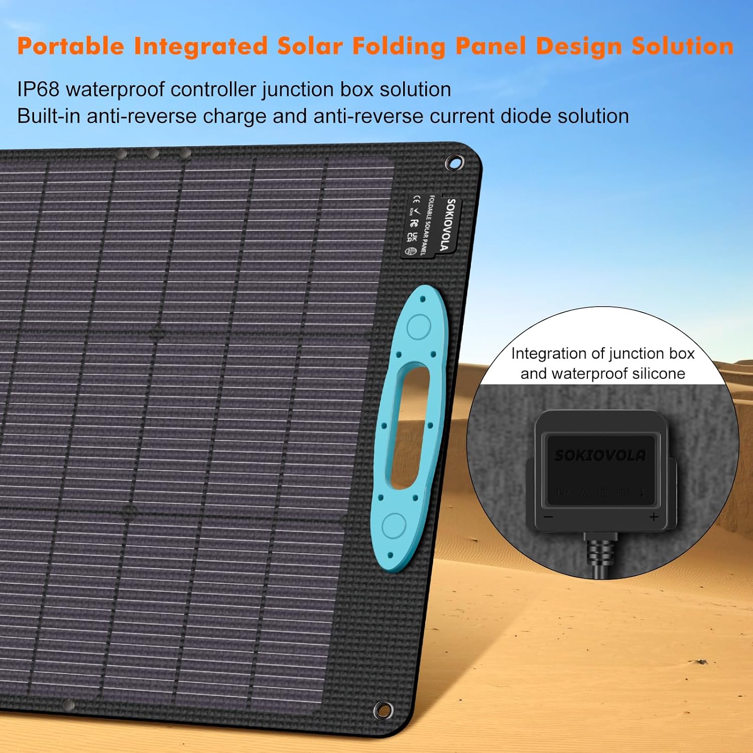 100W Portable Solar Panel for  - огляд і ціна Panel Power Outdoor