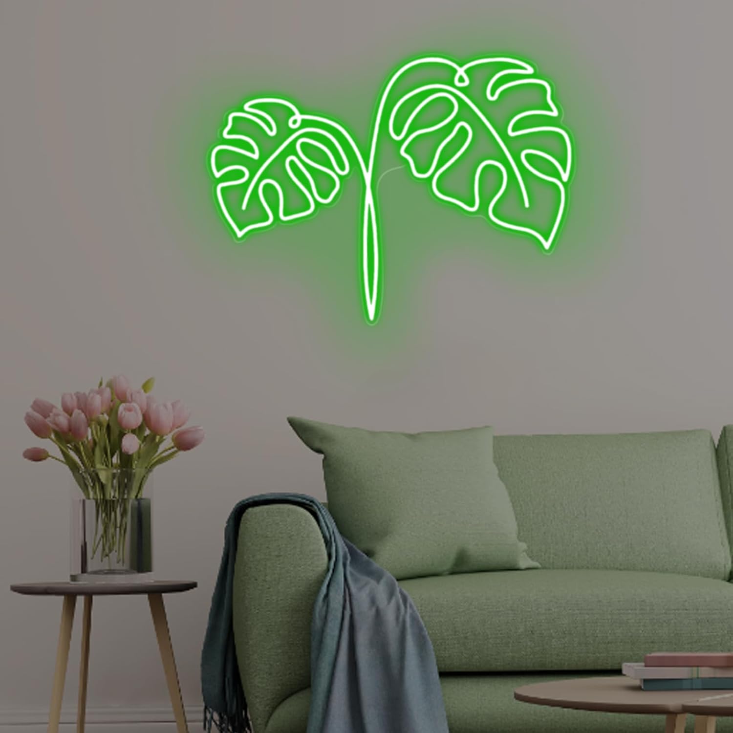 Monstera Leaf Neon Sign USB Po - огляд і ціна Outdoor Power And Plant