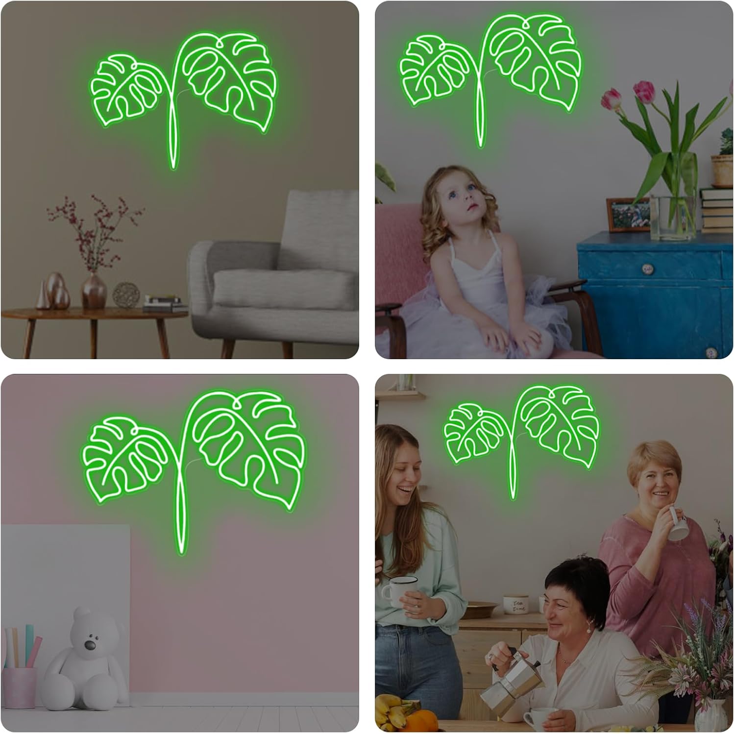 Monstera Leaf Neon Sign USB Po - огляд і ціна Outdoor Power And Plant